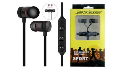 Ακουστικά Bluetooth - Sports Headset 001 Μαύρα