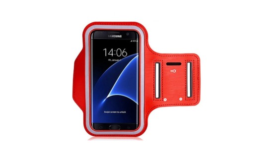 Θήκη Sports Armband για κινητά έως 5” Κόκκινη MPS11321