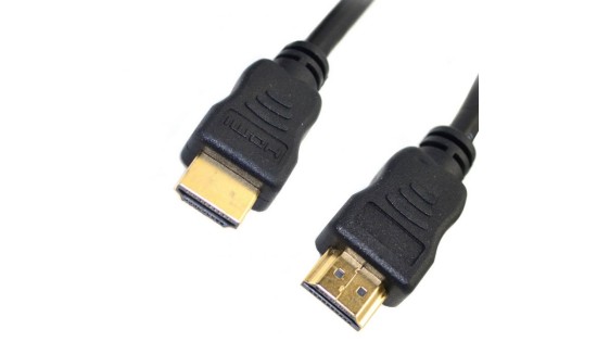 HDMI Cable 1.4 A Male to A Male Gold - 1m - Black