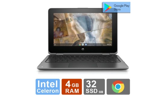 HP Chromebook x360 11 G2 - 4GB RAM - 32GB SSD - Touchscreen HP Chromebook x360 11 G2 - 4GB RAM - 32GB SSD - Touchscreen