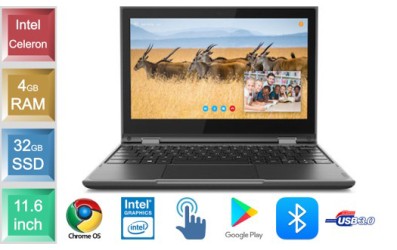 Acer/Lenovo/HP/Dell Chromebook - 4GB RAM - 32GB