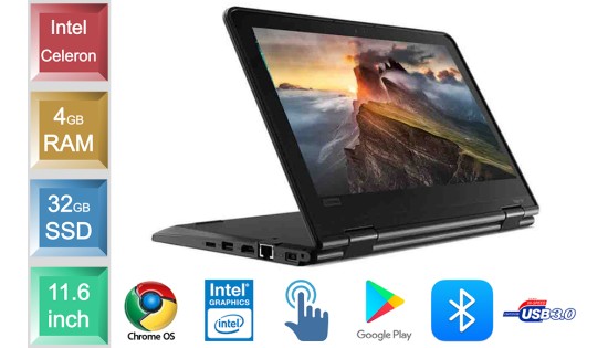 Acer/Lenovo/HP/Dell Chromebook - 4GB RAM - 32GB