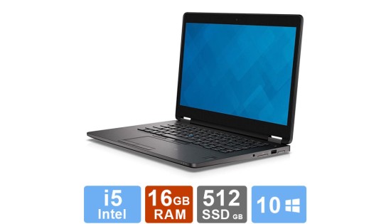 Dell Latitude E7470 - i5 - 16GB RAM - 512GB SSD Dell Latitude E7470 - i5 - 16GB RAM - 512GB SSD