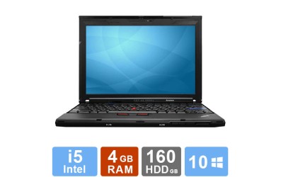 Lenovo ThinkPad X201 - i5 - 4GB RAM - 160GB HDD
