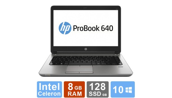 HP Probook 640 G1 - 8GB RAM - 128GB SSD HP Probook 640 G1 - 8GB RAM - 128GB SSD