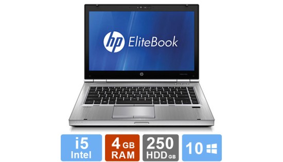 HP EliteBook 8460p - i5 - 4GB RAM - 250GB HDD