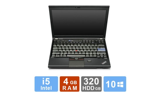 Lenovo ThinkPad x220 - i5 - 4GB RAM - 320GB HDD Lenovo ThinkPad x220 - i5 - 4GB RAM - 320GB HDD