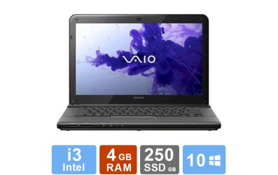 Sony Vaio VPCS13L9E - i3 - 4GB RAM - 250GB SSD