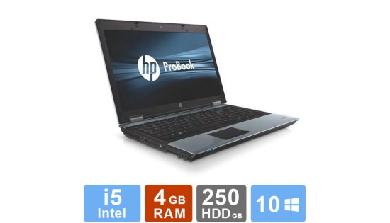 HP Probook 6450b - i5 - 4GB RAM - 250GB HDD