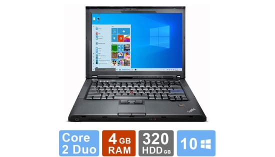 Lenovo Thinkpad T400 - 4GB RAM - 320GB HDD