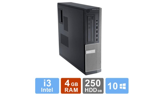 Dell Optiplex 790 DT - i3 - 4GB RAM - 250GB HDD