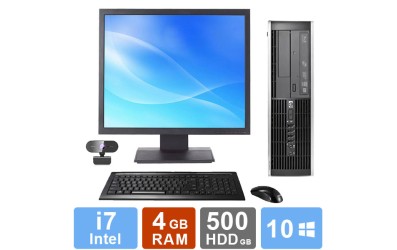 Desktop Set HP EliteDesk 8300 - i7 - 4GB RAM - 500GB HDD