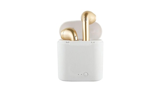 Bluetooth handsfree TWS i7S Χρυσό Bluetooth handsfree TWS i7S Χρυσό