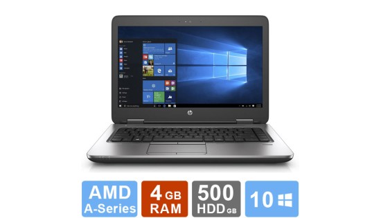 HP Probook 645 G1 - A6 - 4GB RAM - 500GB HDD