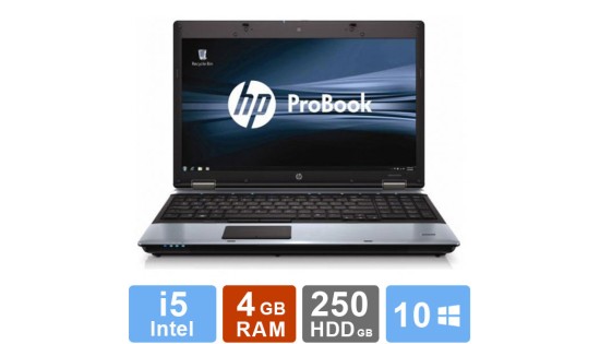 HP ProBook 6550B - i5 - 4GB RAM - 250GB HDD HP ProBook 6550B - i5 - 4GB RAM - 250GB HDD