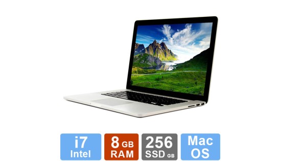 MacBook Pro 15 A1398 - i7 - 8GB RAM - 256GB SSD