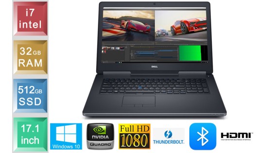 Dell Precision 7720 - i7 - 32GB RAM - 512GB SSD Dell Precision 7720 - i7 - 32GB RAM - 512GB SSD