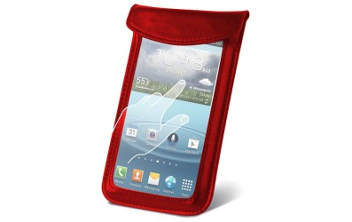 Pocket clear case 4.3" - Red