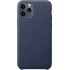 Apple iPhone 11 Pro - Δερμάτινη θήκη - Midnight Blue