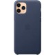 Apple iPhone 11 Pro - Δερμάτινη θήκη - Midnight Blue