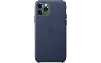 Apple iPhone 11 Pro - Leather Case - Midnight Blue