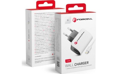 Travel charger iPhone + Cable 1A white