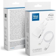 Φορτιστής Travel iPhone + Cable 1A Λευκό 