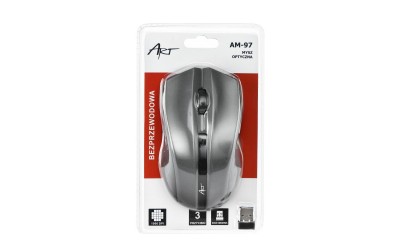 Wireless mouse AM-97 - Grey