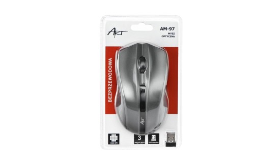 Wireless mouse AM-97 - Grey
