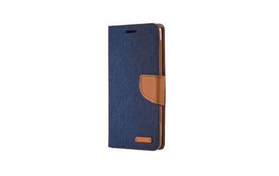 Book Cover for Samsung A20e - Navy Blue