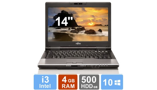 Fujitsu LifeBook S752 - i3 - 4GB RAM - 500GB HDD Fujitsu LifeBook S752 - i3 - 4GB RAM - 500GB HDD