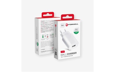 Travel Charger Forcell with USB socket - 2,4A 18W with Quick Charge 3.0 function