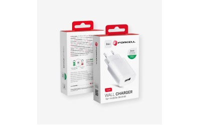 Φορτιστής ταξιδίου Forcell με υποδοχή USB - 2,4A 18W και υποστήριξη γρήγορης φόρτισης 3.0