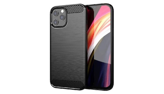 Futeral Forcell CARBON for iPhone 12 Pro Max - Μαύρη