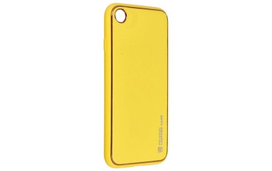 Forcell Leather Case for iPhone 7/8/SE 2020 - Yellow