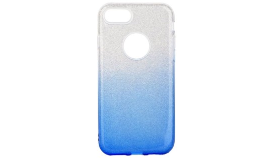 Θήκη Forcell Shining για iPhone 7/8 - Διάφανη/Μπλε