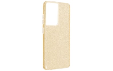 Θήκη Forcell Shining για Samsung Galaxy S21 Ultra - Χρυσή