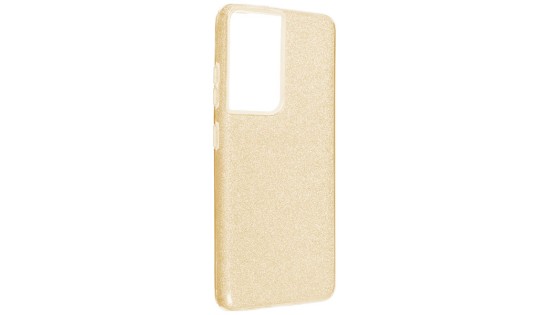 Θήκη Forcell Shining για Samsung Galaxy S21 Ultra - Χρυσή