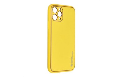 Δερμάτινη θήκη Forcell για IPHONE 11 Pro - Yellow