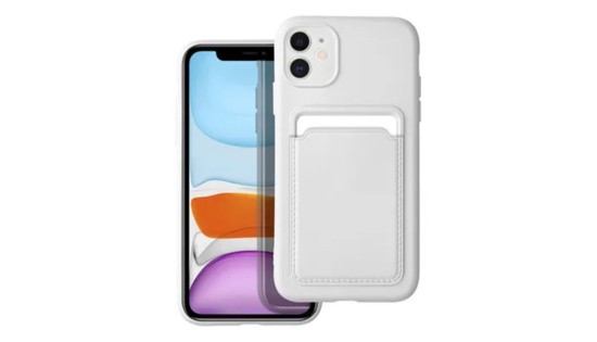 Forcell Card Case for iPhone 11 - White