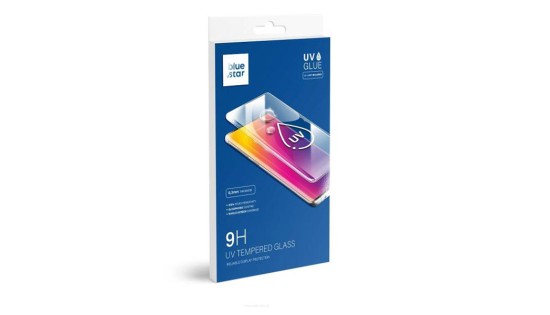 UV Blue Star Tempered Glass 9H  for Samsung Galaxy S10 Plus