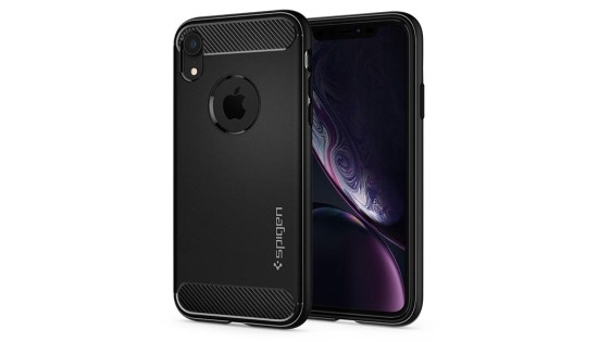 Spigen case Rugged Armor για iPhone XR - Matte Black