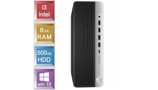 HP ProDesk 600 G3 - i3 - 8GB RAM - 500GB HDD HP ProDesk 600 G3 - i3 - 8GB RAM - 500GB HDD