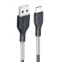 Καλώδιο Forcell Carbon USB σε Type C QC3.0 3A CB-02B 1m - Black