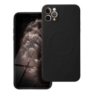 Silicone Mag Cover case για iPhone 11 Pro Max - Black