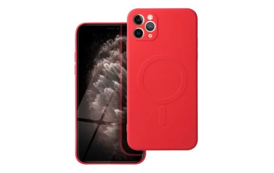 Silicone Mag Cover case for iPhone 11 Pro Max - Red