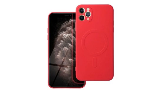 Silicone Mag Cover case για iPhone 11 Pro Max - Red