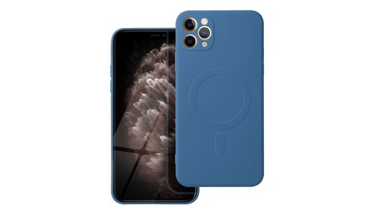 Silicone Mag Cover case για iPhone 11 Pro Max - Blue