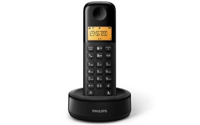 Philips D1601B-34 - Cordless Phone - Black