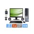 Desktop Set Dell Optiplex 790 - i5 - 4GB RAM - 250GB HDD